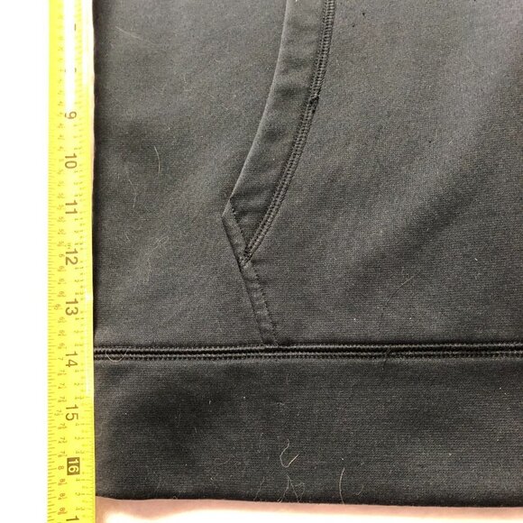 Under Armour Black & Grey Cold Gear Kangaroo Hoodie Size Men's Medium - Picture 12 of 13